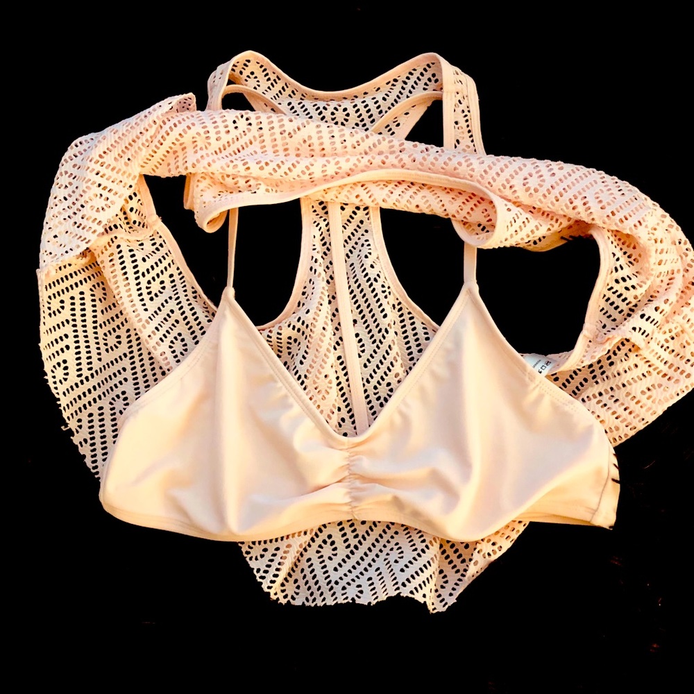 Baby Pink Swimsuit Top Size L